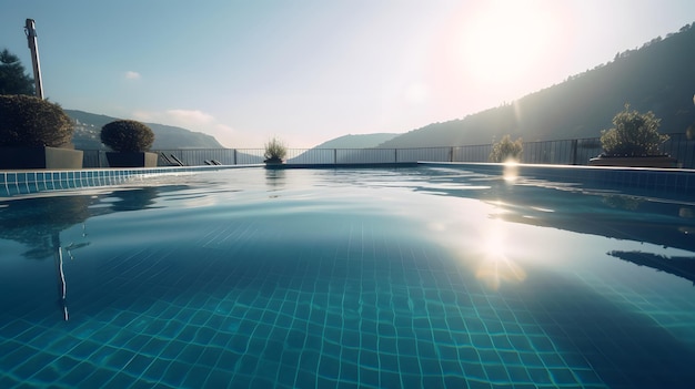 La piscina del hotel la corte