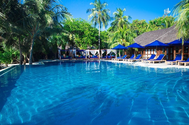 Piscina no hotel Tailândia