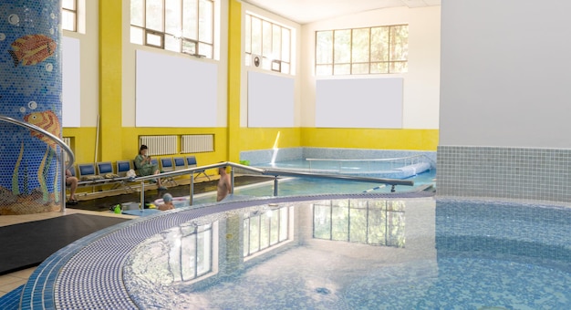 La piscina del polideportivo