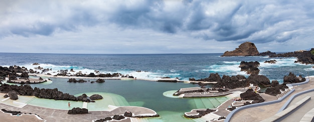 Foto piscinas de lava