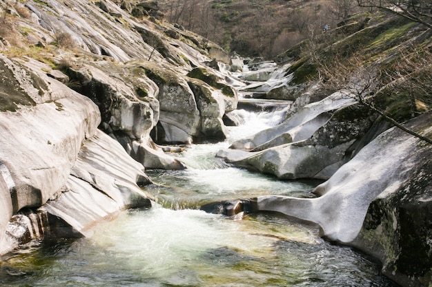 Piscinas naturales de Los Pilones en la Garganta de los infiernos, Valle del Jerte, Cáceres, España.