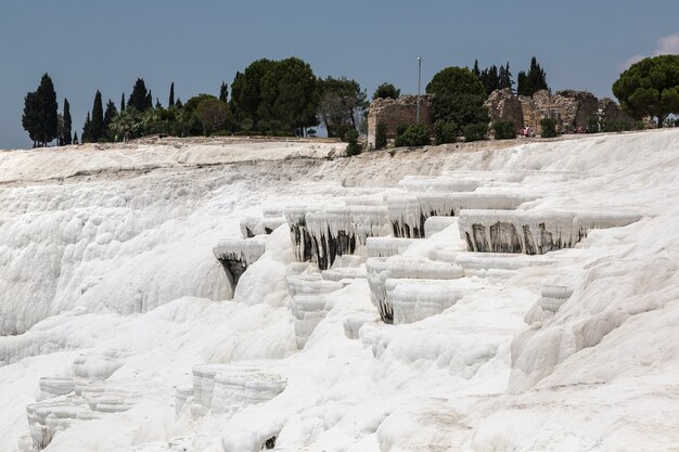 Piscinas y terrazas de travertino en Pamukkale