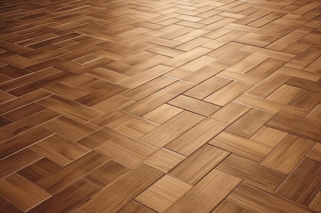 Foto piso de azulejos de parquet retangular gerar ai