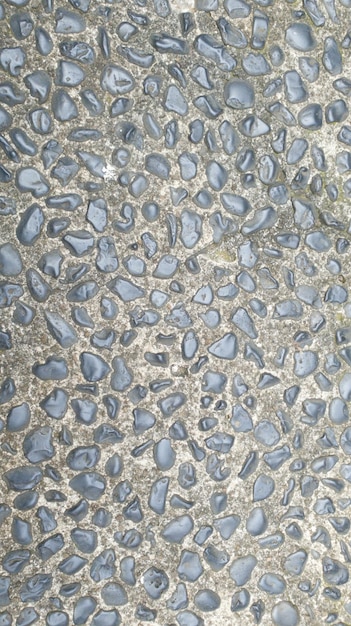 Foto piso feito de cascalho cimentado