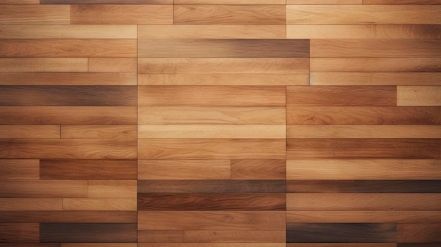 el piso de madera es un hermoso tono de marrón