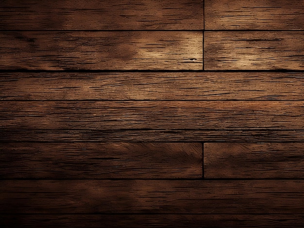 Un piso de madera con un fondo marrón oscuro