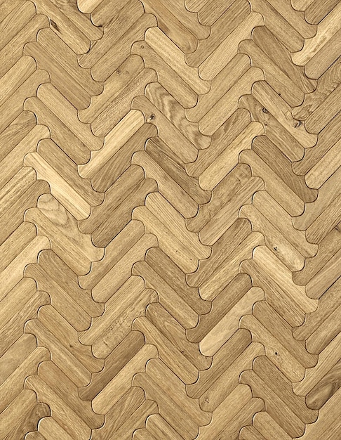 El piso de madera de parquet de herringbone
