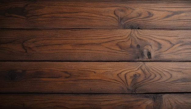 Un piso de mesa de madera de tabla con una textura de patrón natural