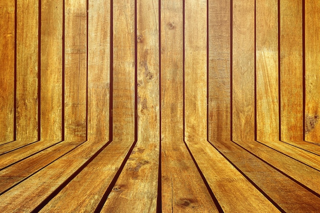 piso de tablón de madera marrón áspero en el sitio de madera para el fondo de la textura.