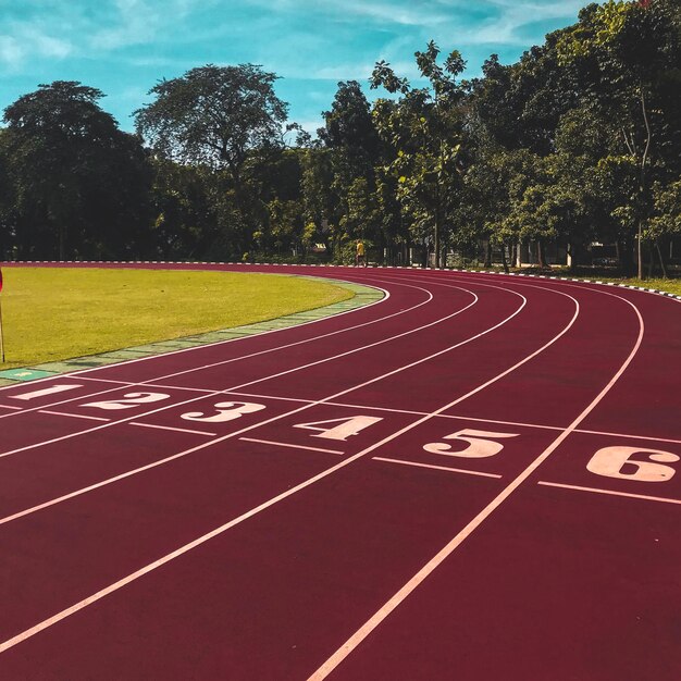 Foto pista de carrera del pasado