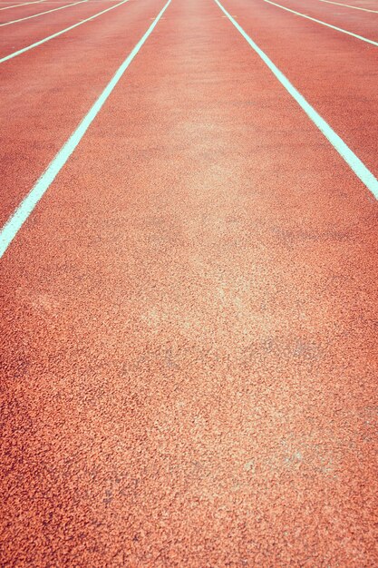 pista de corrida de manhã