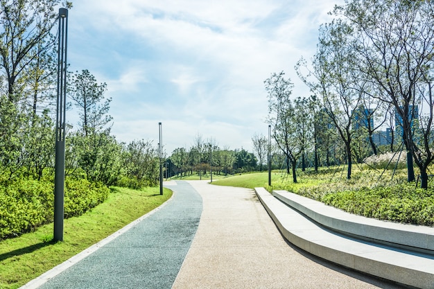 Foto pista de decolagem no parque