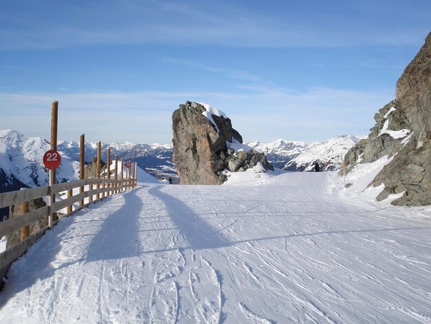 Foto pista de esquí en montafon