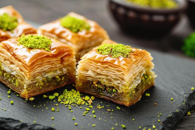 El pistacho de nuez de Baklava genera Ai