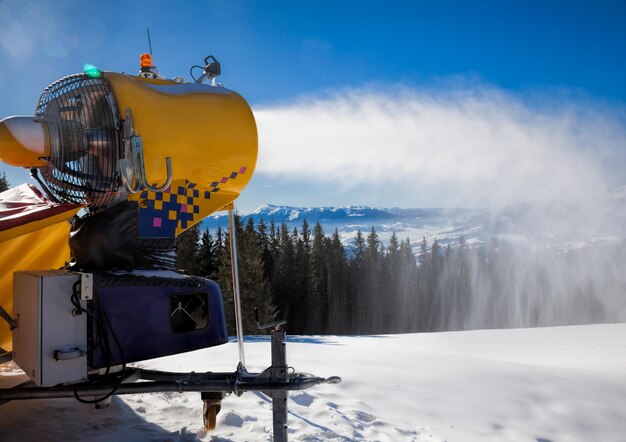 Pistola para hacer nieve