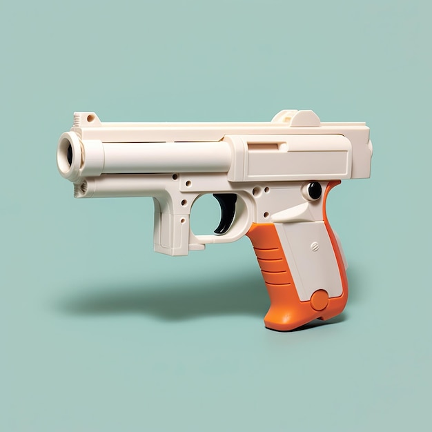 Pistola impressa em 3D isolada fabricada usando processos FLM e SLA