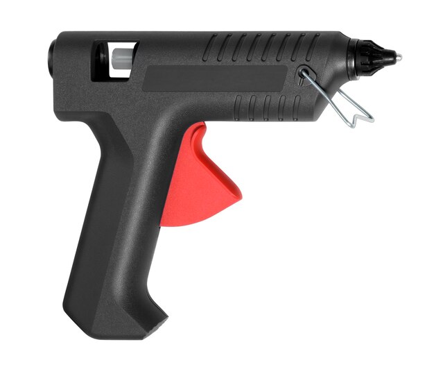 pistola de pegamento caliente negra