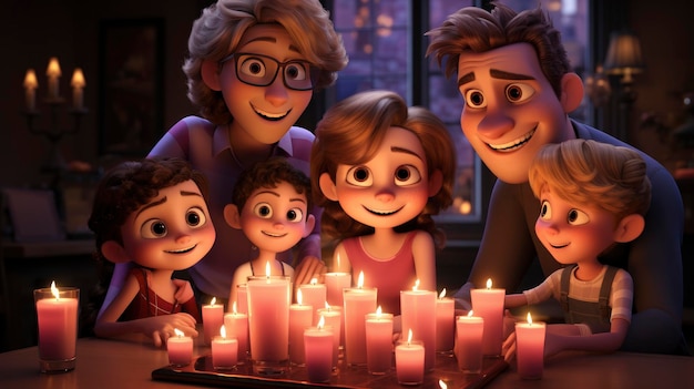 Pixaresque Still de Pete Docter Influencia a la familia en rosa destacó el amor y el apoyo de los pacientes