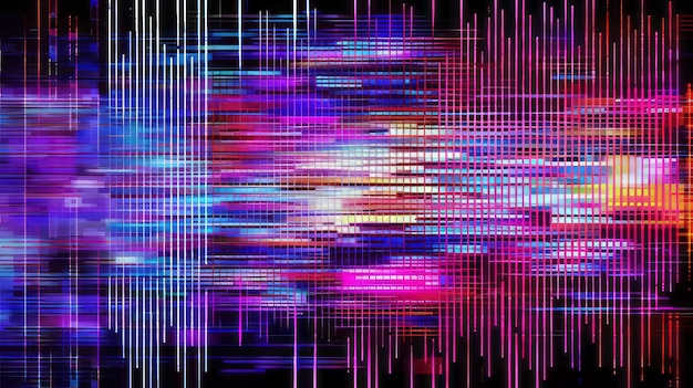 Foto pixel glitch futuristische postapokalyptische cyberpunk-fehler-hintergrund