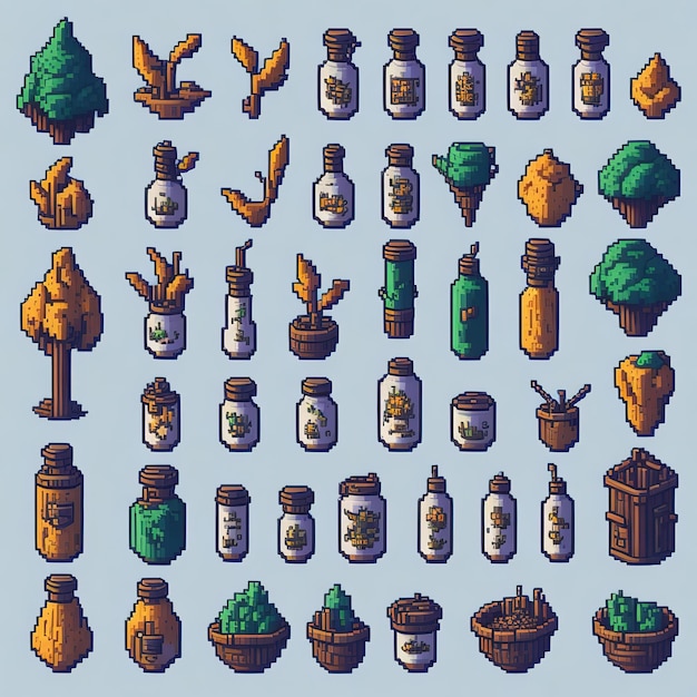 Pixel Playground Crafted Assets para o Seu Mundo de Jogo