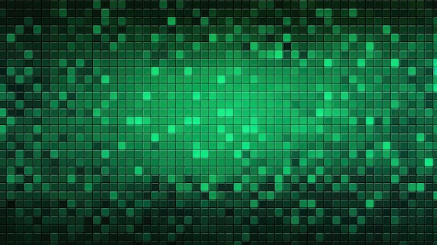 Pixel verde hq textura fondo ilustración generativa ai