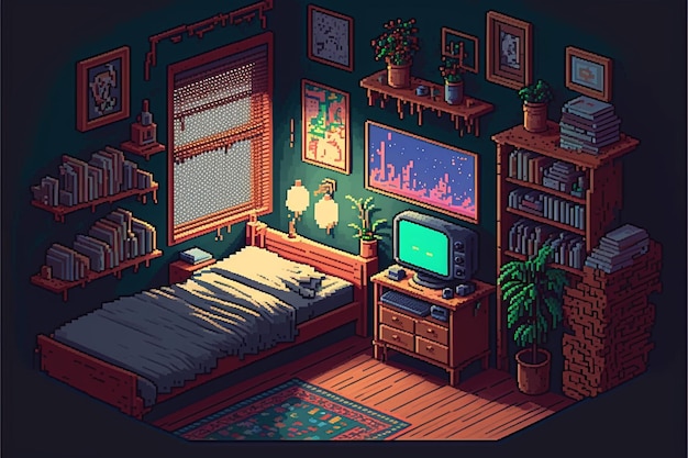 Pixelkunstillustration