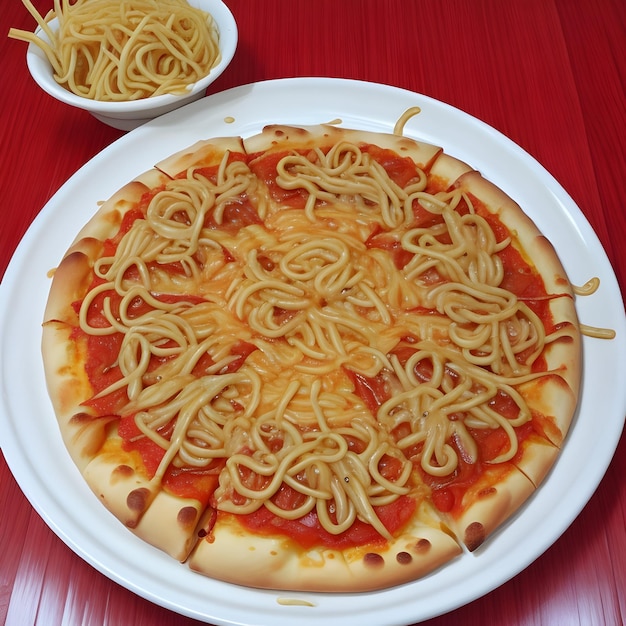 Una pizza caliente especial para restaurante generada por ai.