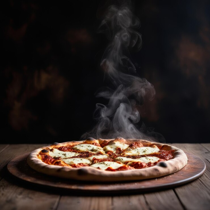 La pizza caliente