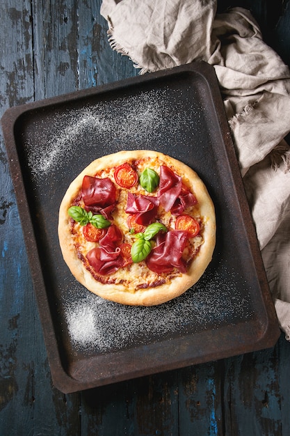 Pizza com bresaola