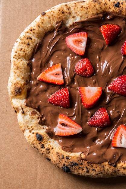 pizza de chocolate