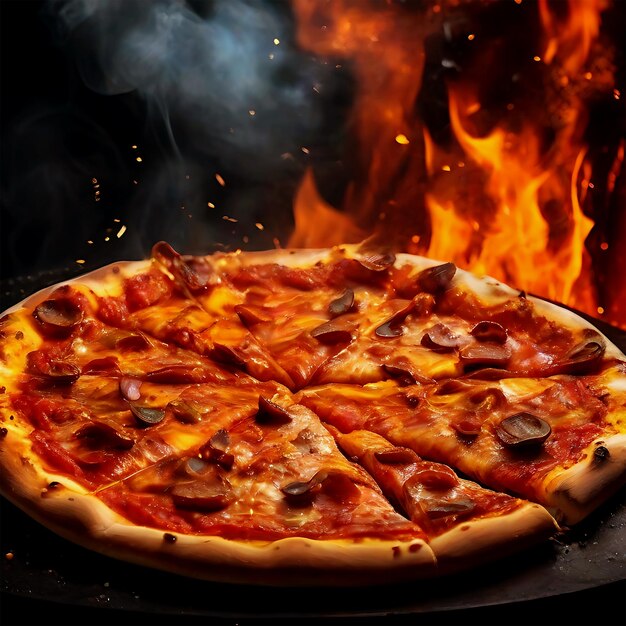 Foto pizza deliciosa de alta calidad imagen