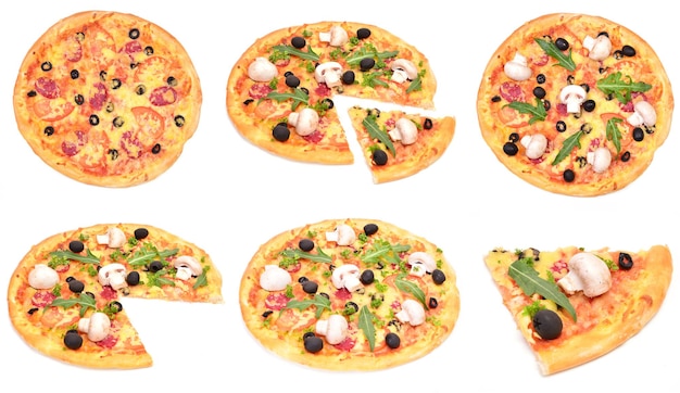 La pizza está hecha.