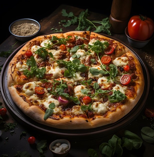 Pizza Gourmet Fresca no Forno