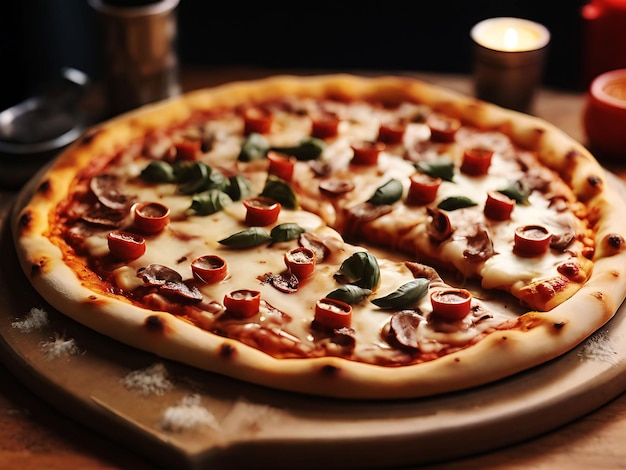 La pizza italiana más maravillosa.