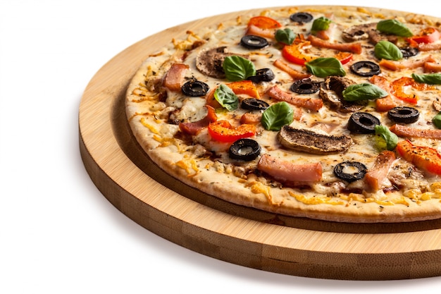 Pizza de jamón