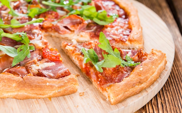 Pizza de jamón