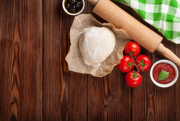 Pizza Kochen Zutaten