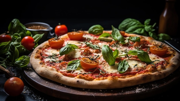 Pizza Margherita Brilho