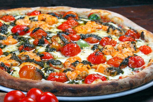 pizza de mariscos