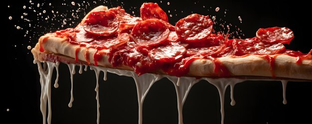 pizza molho bacon pizza banner design molho de tomate pizza fundo colesterol