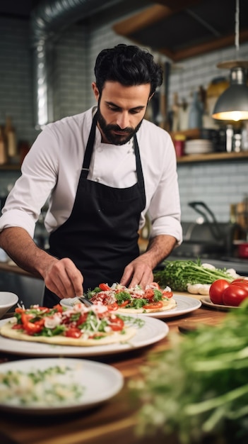 Foto la pizza de nápoles