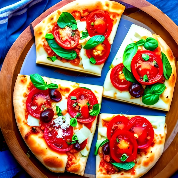 Pizza tradicional de pepperoni em mesa de madeira Cozinha italiana clássica Pizza de salame feita de ing fresco