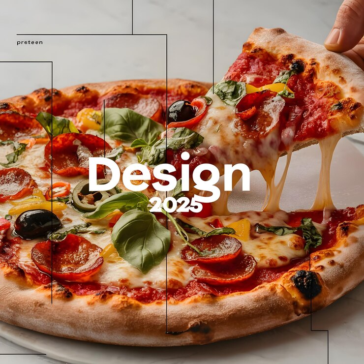 Pizza vegetariana en un entorno de restaurante con picante ezay foto de 2025