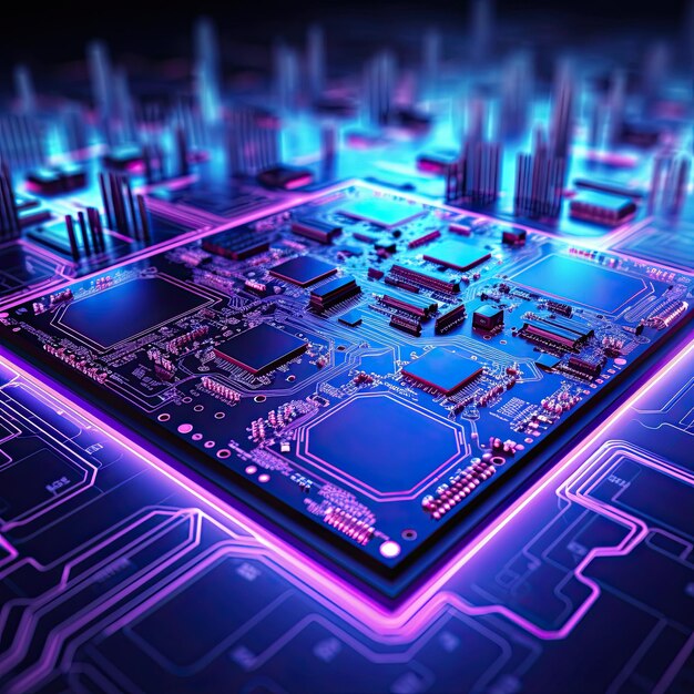 Placa de circuito de alta tecnologia