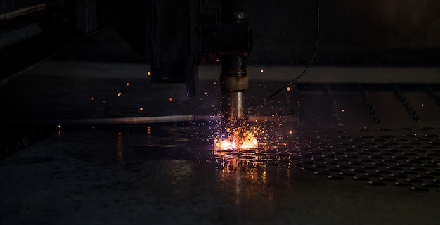 Placa de corte a laser máquina cnc faísca