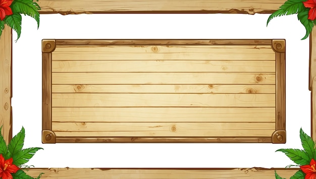placa de madeira com uma placa branca que diz o canto superior direito