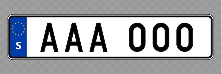 Foto placa do veículo