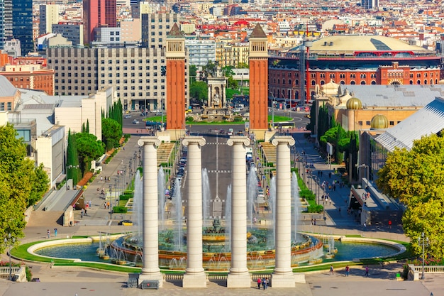 Placa Espanya in Barcelona, Katalonien, Spanien