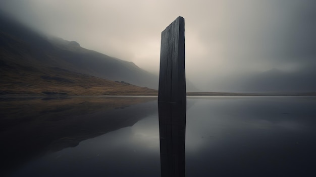 Placas escultóricas cromáticas Um reflexo sombrio das paisagens escocesas