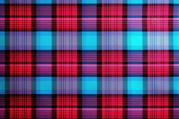 Plaid-Textur ein Stoffhintergrund Tartan-Vektortextil des Hintergrunds Prüfen der Textur mit einem nahtlosen Muster Ai generiert